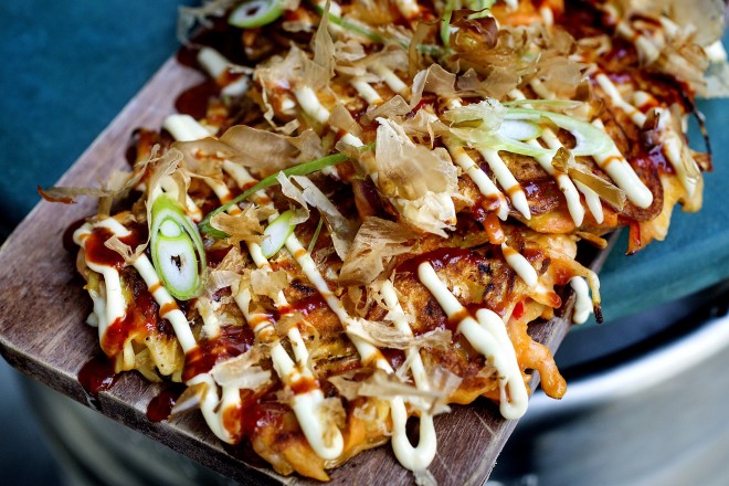 Japanske pannekaker «okonomiyaki» Oppskrift