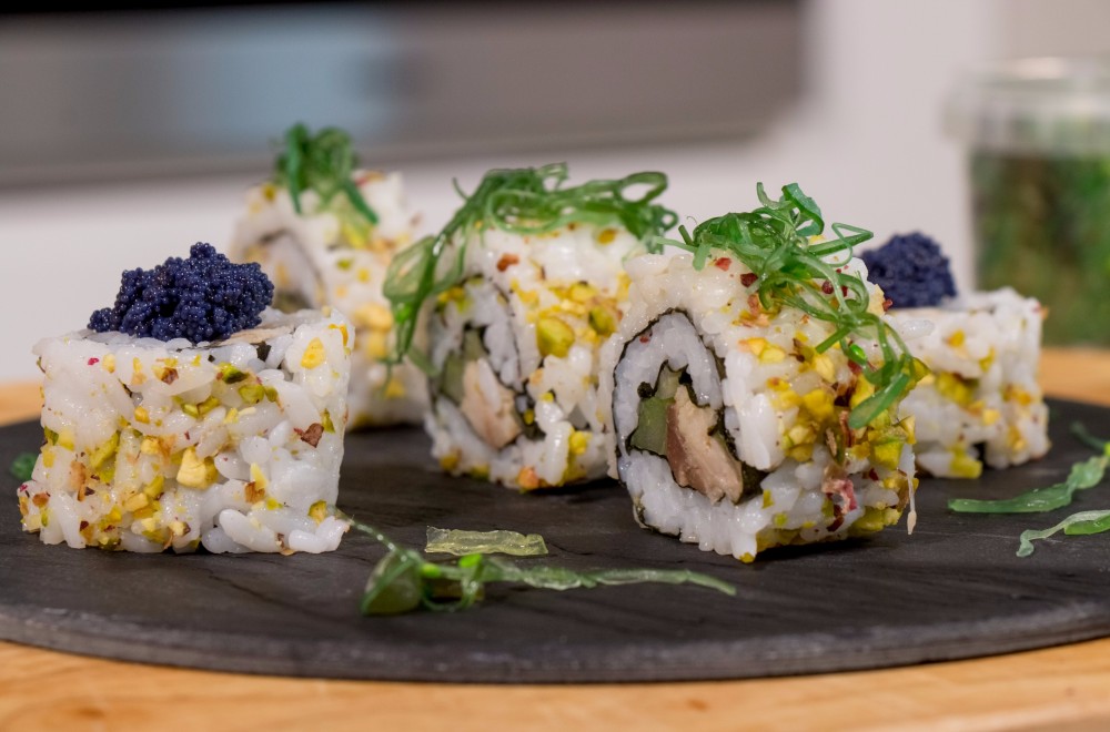Sushi med røkt makrell Oppskrift