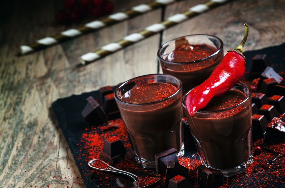 Varm sjokolade med chili Oppskrift