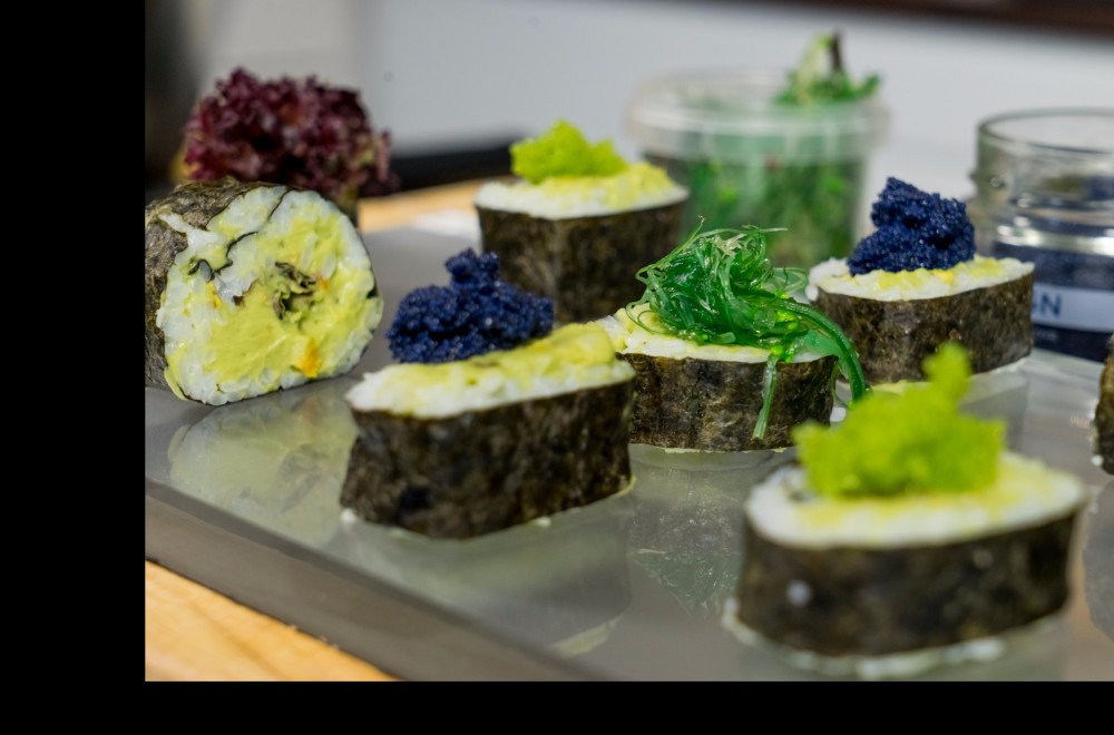 Sushi maki uten fisk med avokado Oppskrift